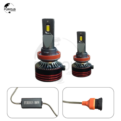 LED Headlight H11 – Ultra Focused Beam - 1 Year Warranty