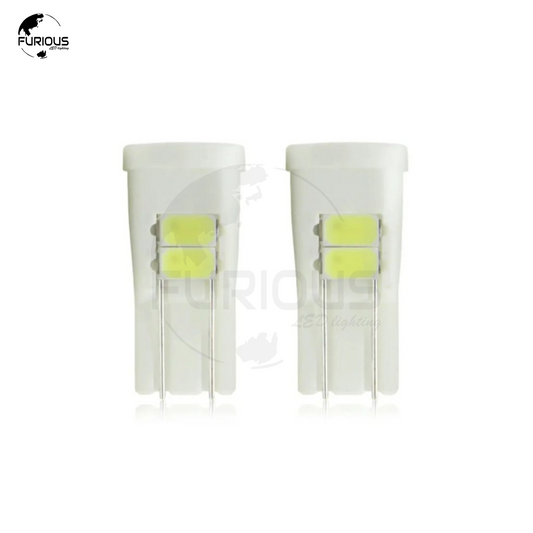 T10 LED Parking Bulb Ceramic Base SMD - 2 Pcs