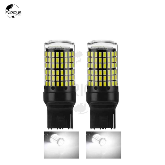 LED Turn Signal Indicator Bulbs 7440 (White) – Super Bright 144 SMD | Pack of 2