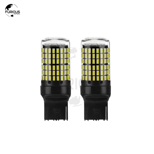 LED Turn Signal Indicator Bulbs 7440 (White) – Super Bright 144 SMD | Pack of 2